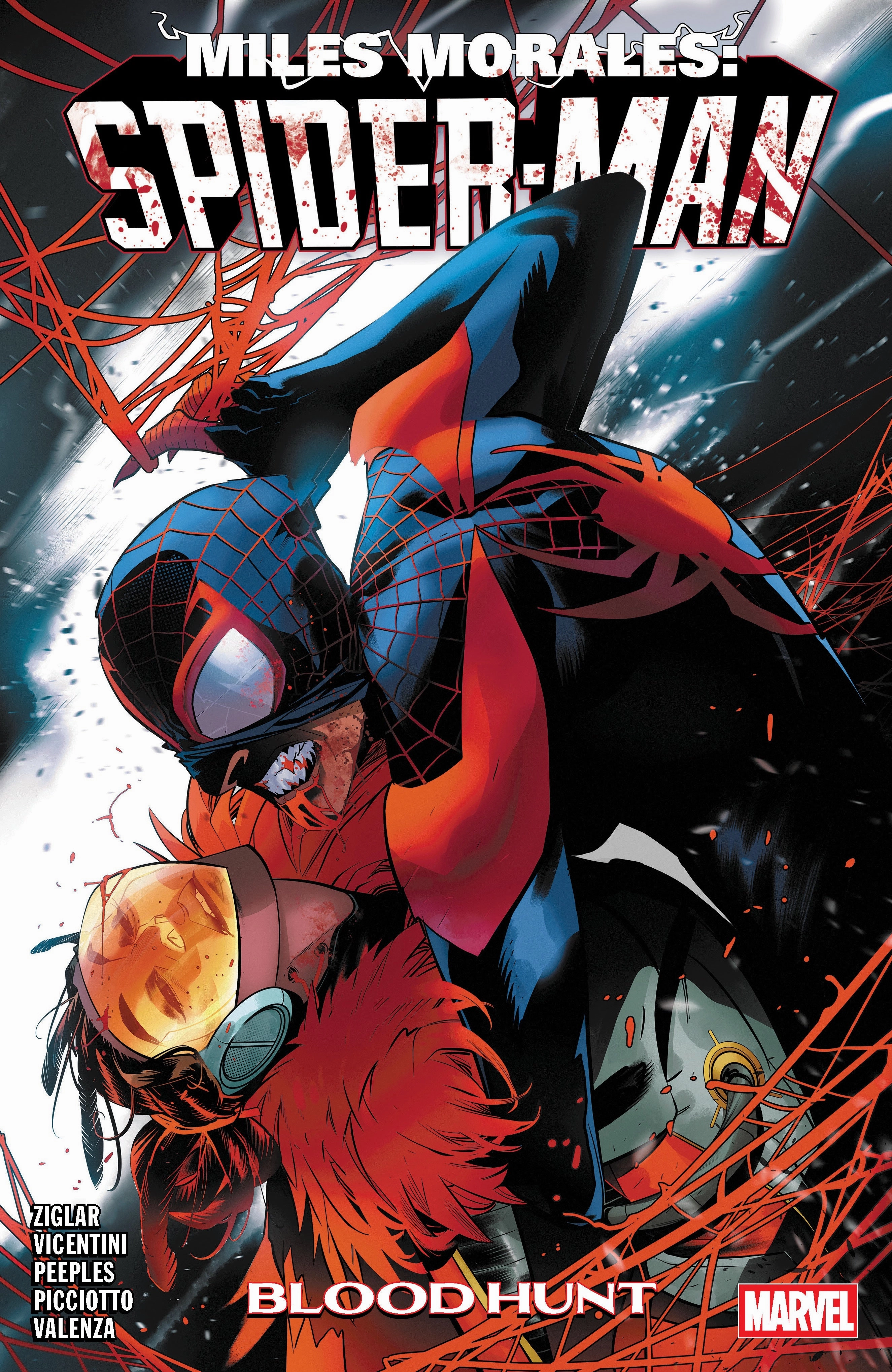 MILES MORALES SPIDER-MAN BY CODY ZIGLAR VOL 05 BLOOD HUNT Dining Table Miniature Showcase