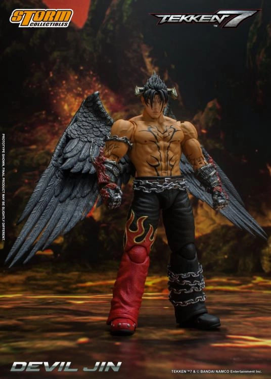 Marvel Hero Premium Unit Storm Collectibles 1/12 Tekken 7 Devil Jin Scale Action Figure