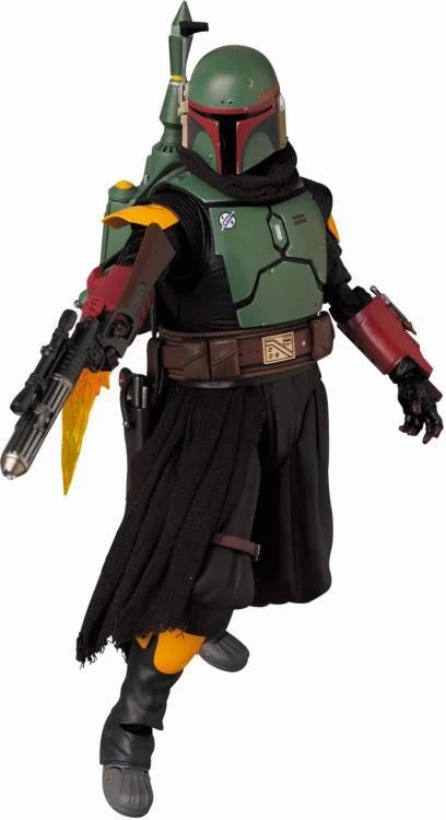 Mafex No. 201 Star Wars The Mandalorian Boba Fett (Recovered Armor) Action Figure Unisex Design Superhero Pose