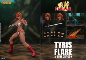 Wild Animal Storm Collectibles 1/12 Golden Axe Tyris Flare & Blue Dragon Scale Action Figure