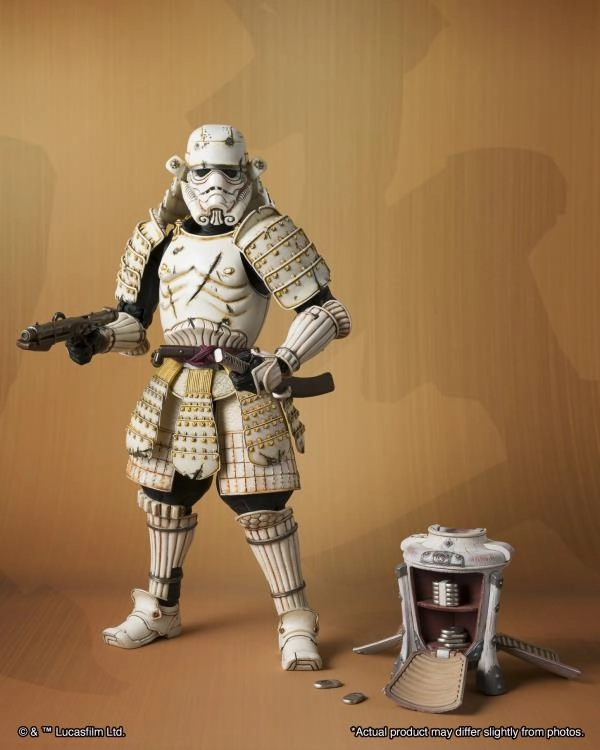 Recycled plastic Tamashii Nations Movie Realization Star Wars The Mandalorian Mei Sho Ashigaru Stormtrooper (Remnant) Action Figure