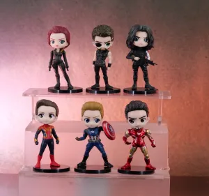 Amateur Hobby Bird Model Marvel Avengers Superheroes Set Of 6 Action Figures (10 Cms)