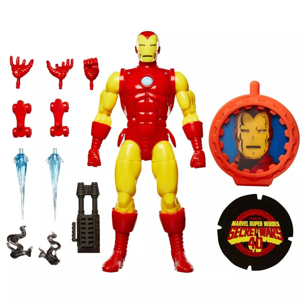 Marvel Legends Secret War Retro Iron Man Action Figure Secondary Market