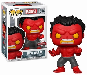 MARVEL - POP Marvel #854 - Red Hulk Premium Showcase