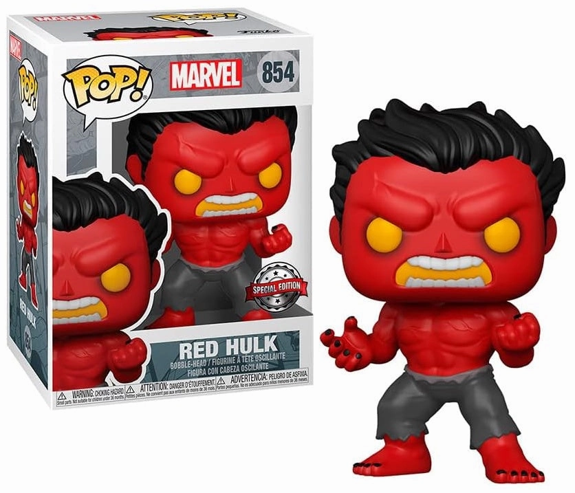 MARVEL - POP Marvel #854 - Red Hulk Premium Showcase
