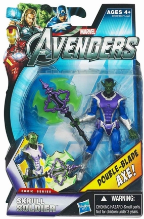 Folk Art Marvel Avengers The Movie Series Skrull Soldier 3.75 inch Action Figure