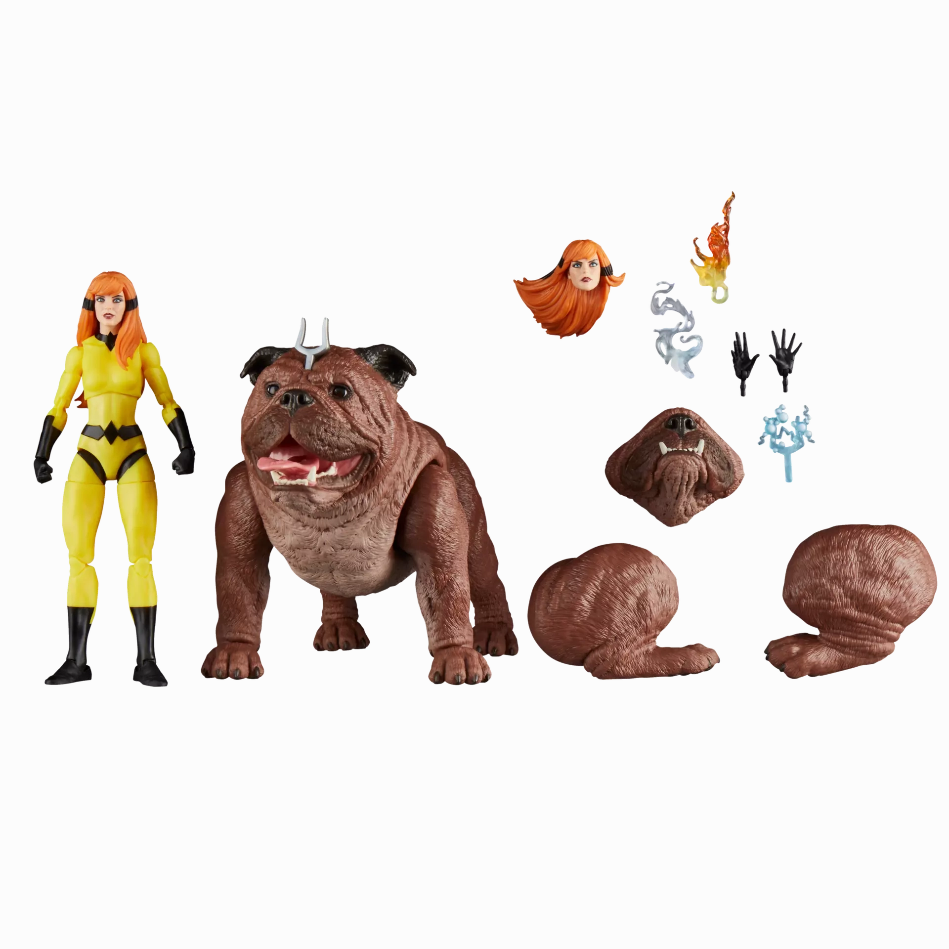 Fantasy Display Marvel Legend Marvel's Crystal and Lockjaw Action Figure