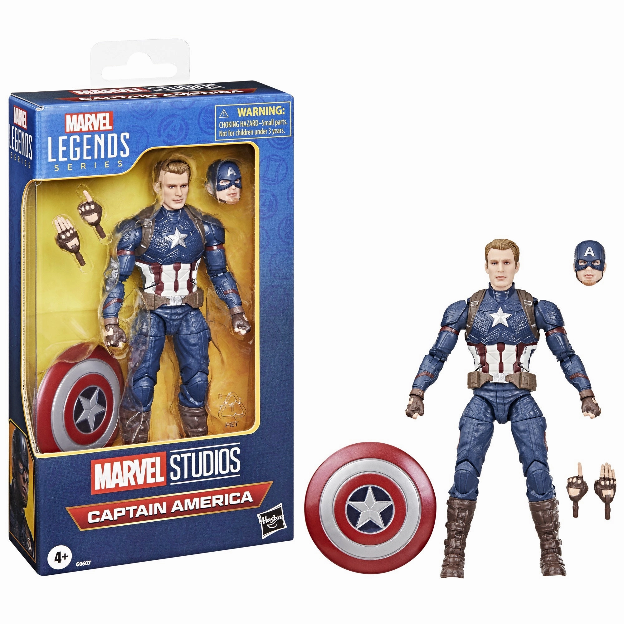 Gaming Display Story Driven MARVEL LEGENDS 6IN CAPTAIN AMERICA ENDGAME AF