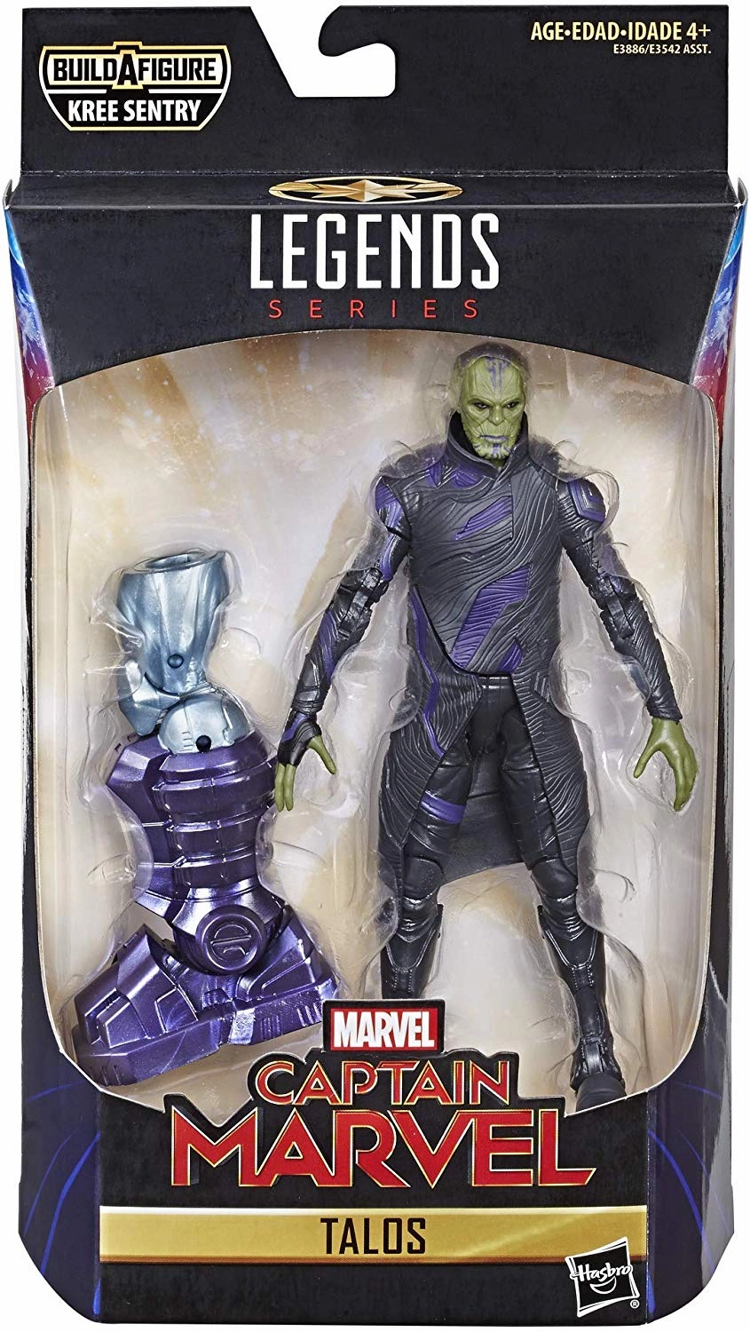 Marvel Legends Captain Marvel Series Talos Kree Sentry BAF Wave Action Figure Anatomy Figure