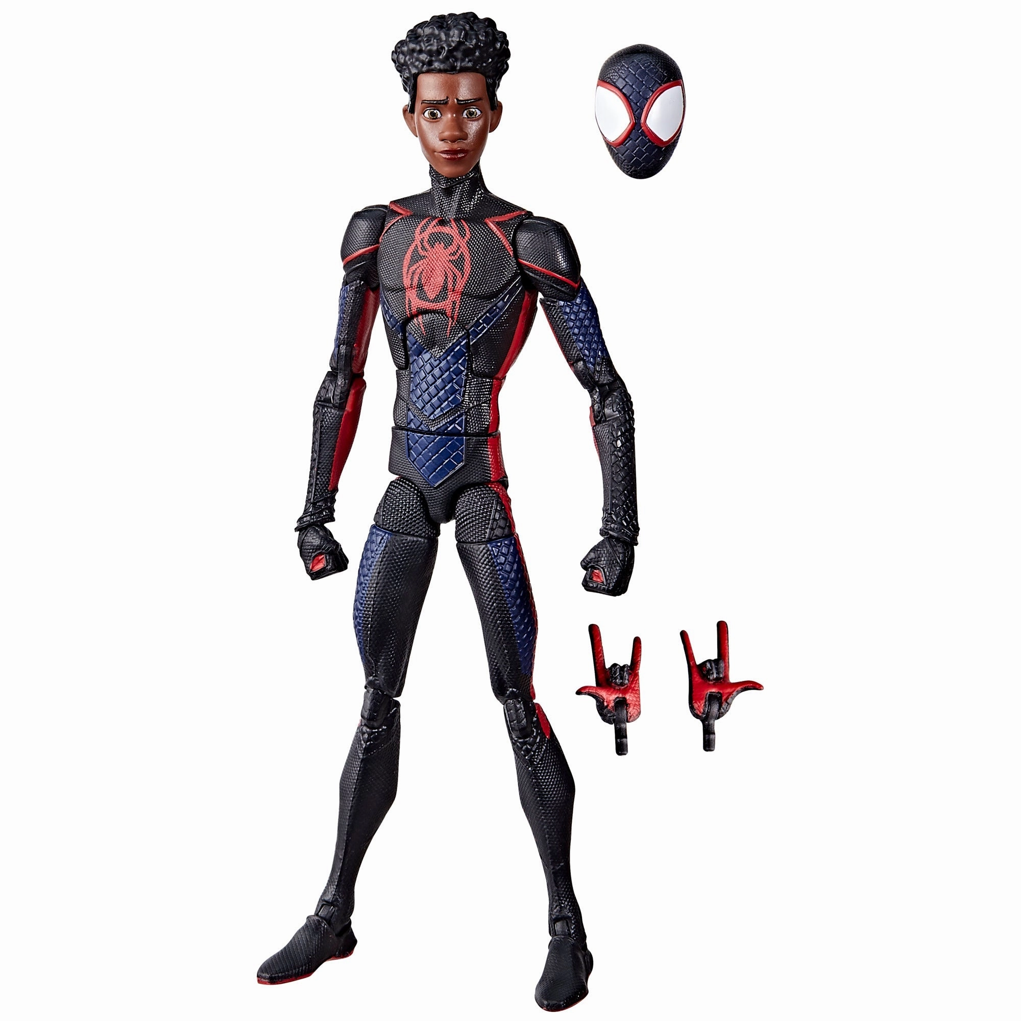 Marvel Legends Spider-Man: Across the Spider-Verse Part One Miles Morales Action Figure Superhero Decor Fireplace Mantel