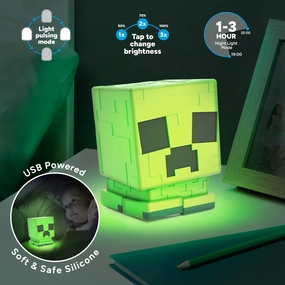 Exclusive Outfit MINECRAFT - Creeper - Silicone Light Rechargeable 15cm