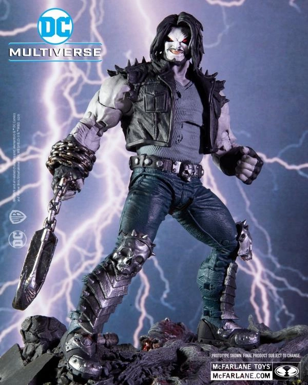 Action Statue Themed Exhibit McFarlane Toys DC Multiverse Lobo Action Figure