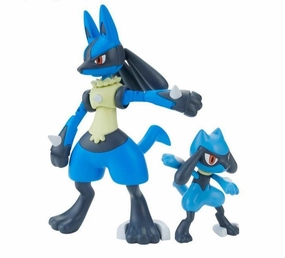 Seasonal Favorite Event specific Bandai Pokemon Riolu & Lucario Model Kit Set