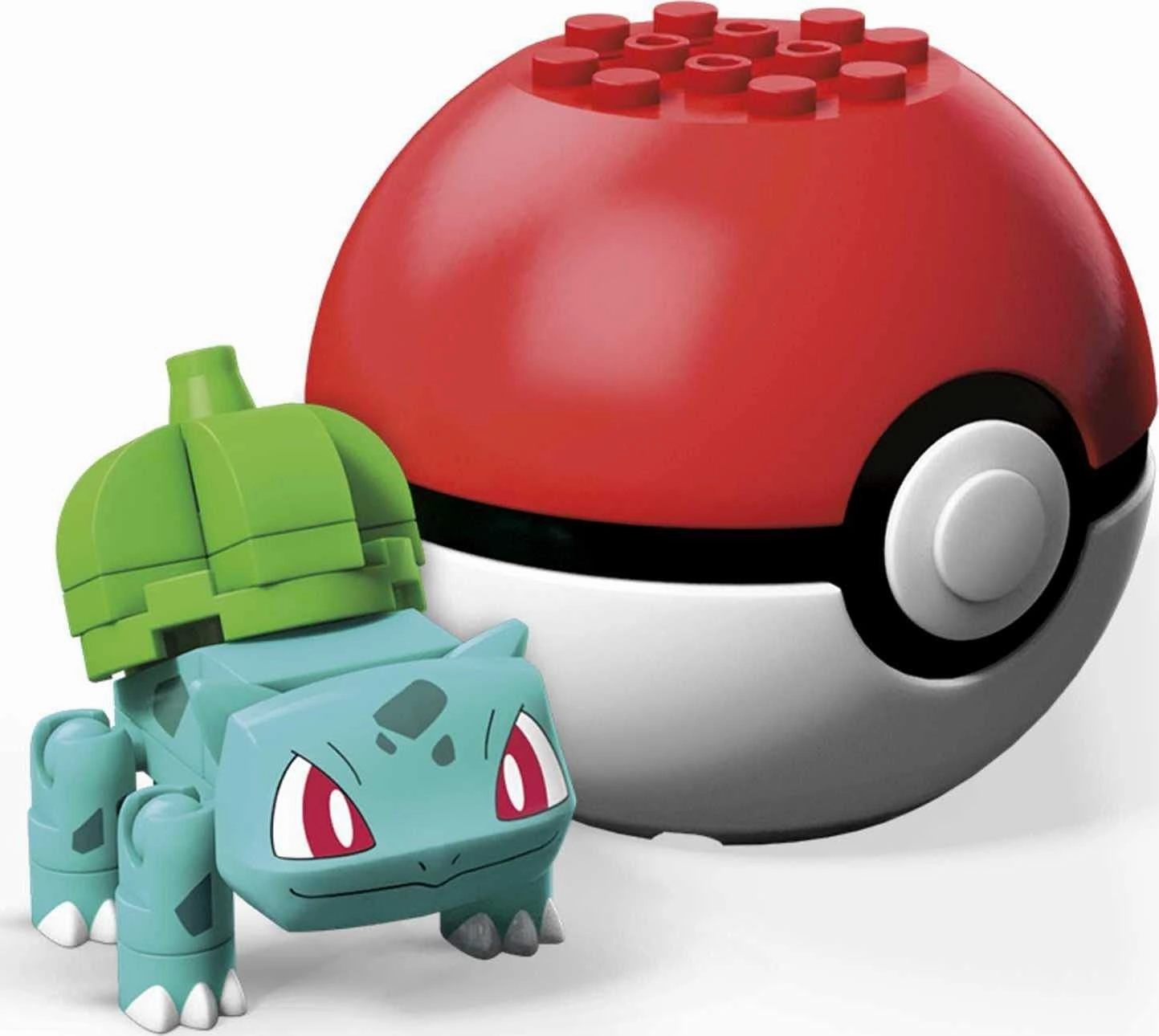 Mega Construx Pokemon Buildable Bulbasaur Figure & Poke Ball Movie Model