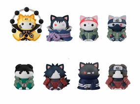 Comic Book Hero Megahouse Naruto Nyaruto! Last Battle Ver. Trading Figures Box Set of 8