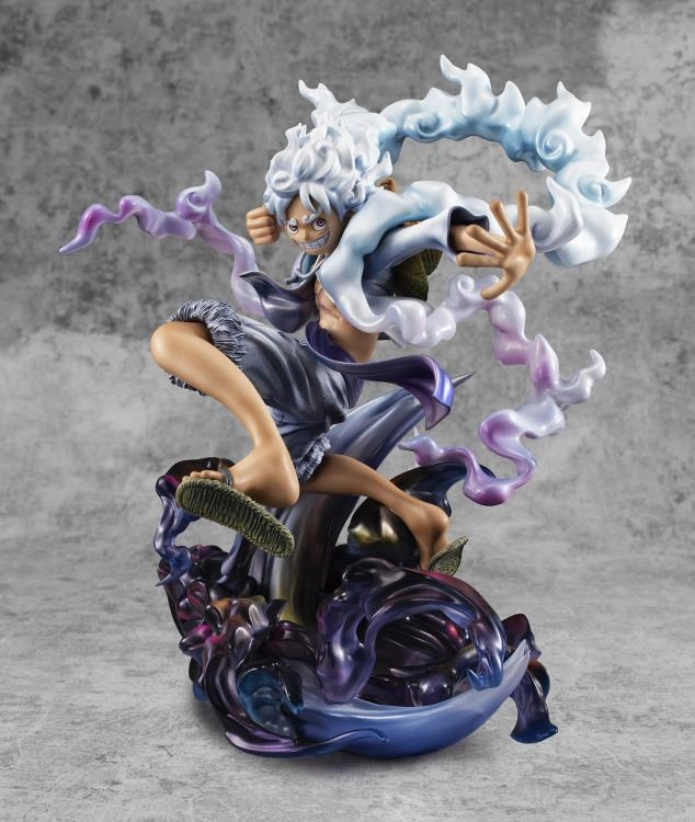 Shareable Content Collection Item Megahouse POP Portrait of Pirate One Piece WA-MAXIMUM Monkey D. Luffy (Gear 5 Ver.) Statue Figure