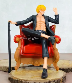 Judges' Choice Ocean Animal Anime One Piece Figure Suit Vinsmoke Sanji Sofa with Box Action Figurine PVC  | 14.5 cms |