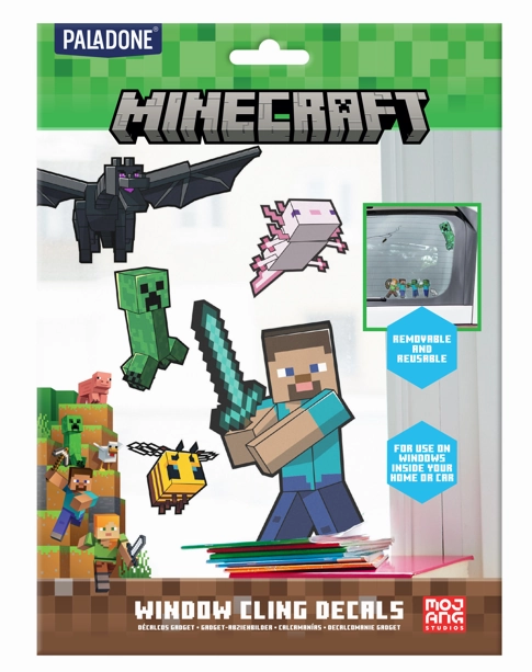 MINECRAFT - Window Cling Decals Famous Scientist Domestic Pet