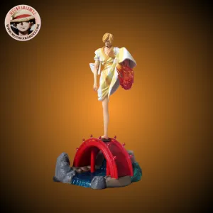 Anime Decor Cowboy Sculpture Figurine One Piece - Vinsmocke Sanji