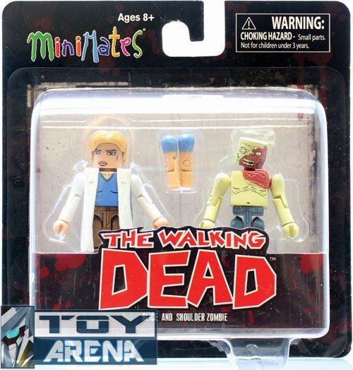 Passionate Pursuit Minimates The Walking Dead Series 4 Alice and Shoulder Zombie Pack Action Figure