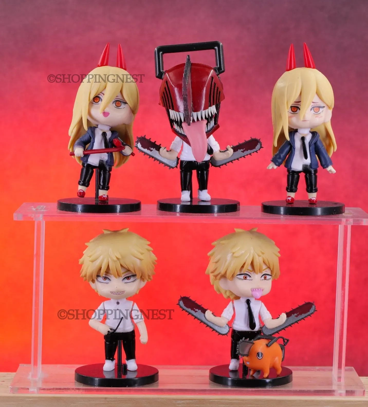 Limited Collection Dynamic Pose Chainsaw Man Pava Demon Man Action Figures PVC Anime Figure | 10 Cms  |