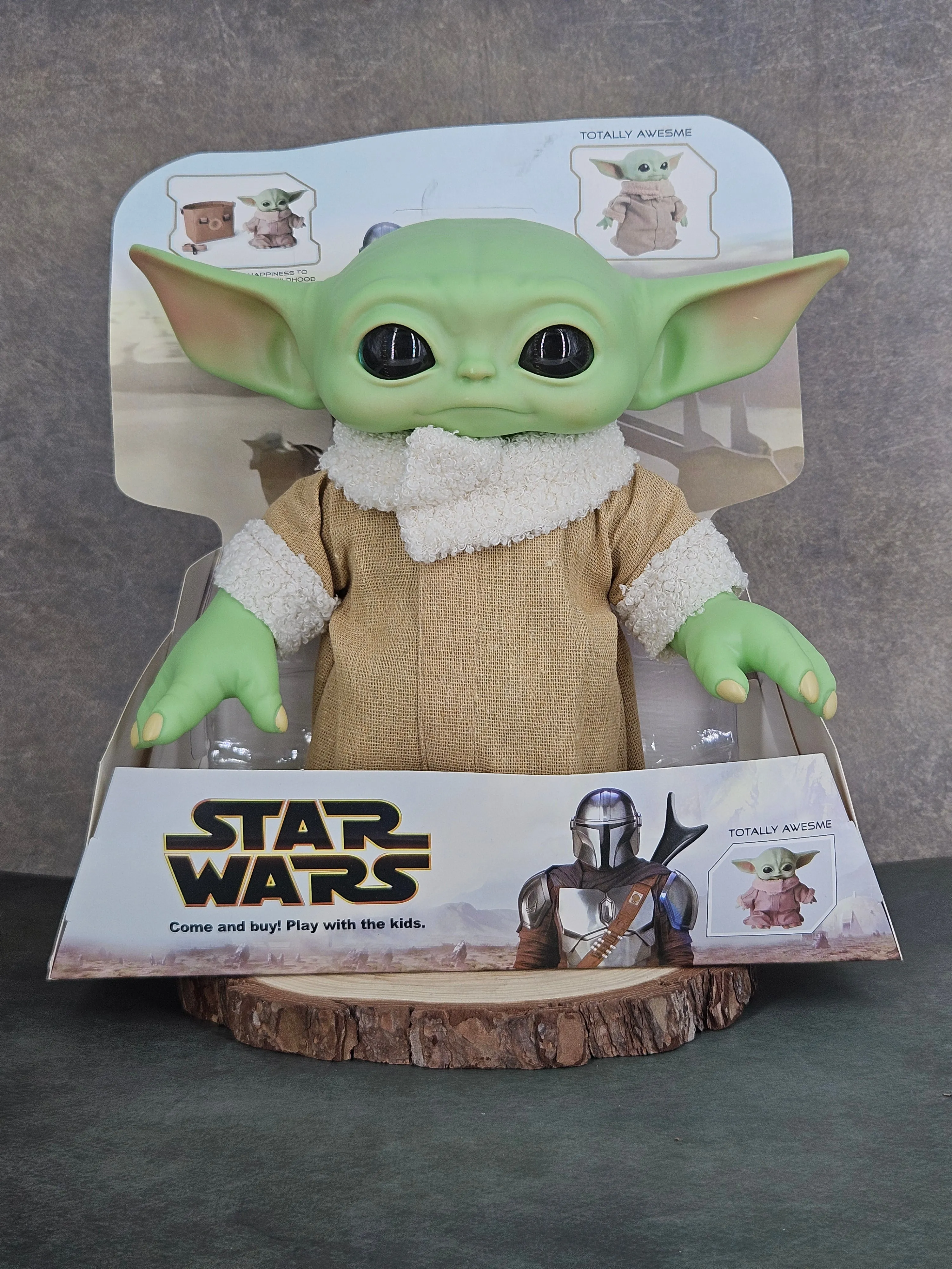 The Mandalorian | Star Wars | Baby Yoda Grogu Model B The Child Soft Toy Figure | 28 Cms Fantasy Toy Hidden Gem