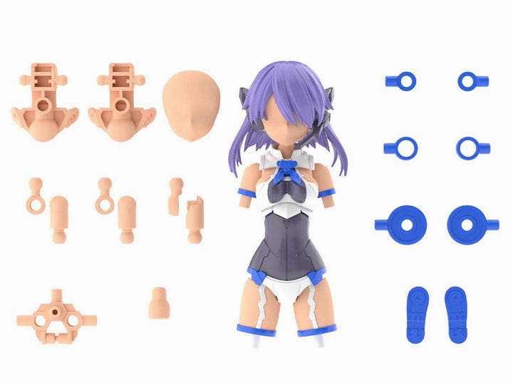 Miniature Decor Bandai 30 Minutes Sisters 30MS OP-09 Option Parts Set 9 Commander Costume (Color C) Model Kit