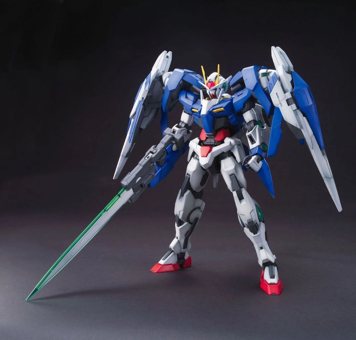 Immersive experience Superhero Product Gundam 1/100 MG 00 GN-0000 GNR-010 OO Raiser Celestial Being Model Kit