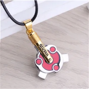 Naruto Anime Metal Pendant |Uchiha Madara Mangekyou Sharingan| Pop Art