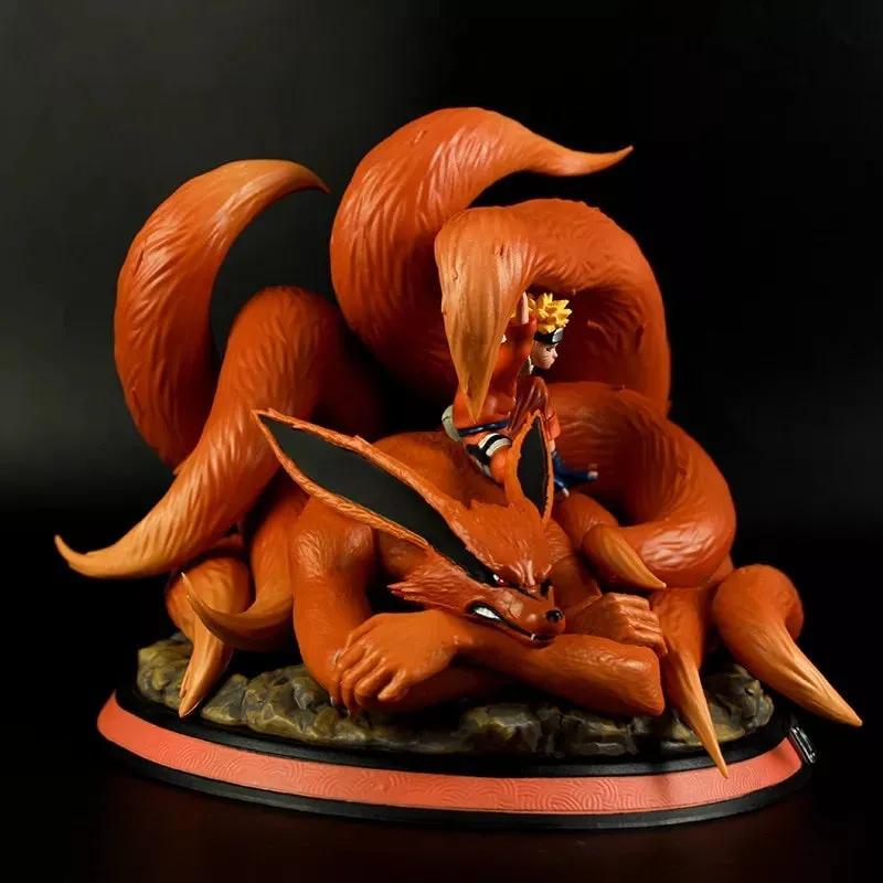 Age Appropriate Naruto Kurama Kyuubi Six Immortals Uzumaki Action Figure  | 22 Cms |