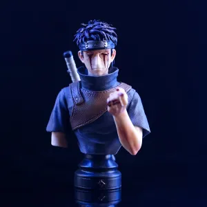 Character Figure Vinyl Collectible Naruto Uchiha Shisui Half-Length Bust Action Figure Naruto 11.5 Cms PVC Anime Figurine High Quality Toys