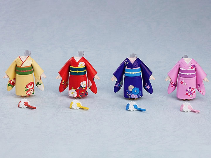 Nendoroid More Dress Up Coming of Age Ceremony Furisode Box Set of 4 Minimalist Design