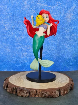 New Little mermaid Areil With Fish figure 25 cm Music Icon Robot Collection