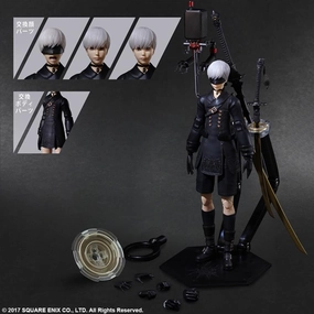 NieR: Automata YoRHa No. 9 Type S 9S (Deluxe Version) Play Arts Kai Action Figure Art Article