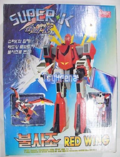 Ninja Senshi Tobikage Red Wing Olympus Super-K Action Figure PVC Figure Robot Toy