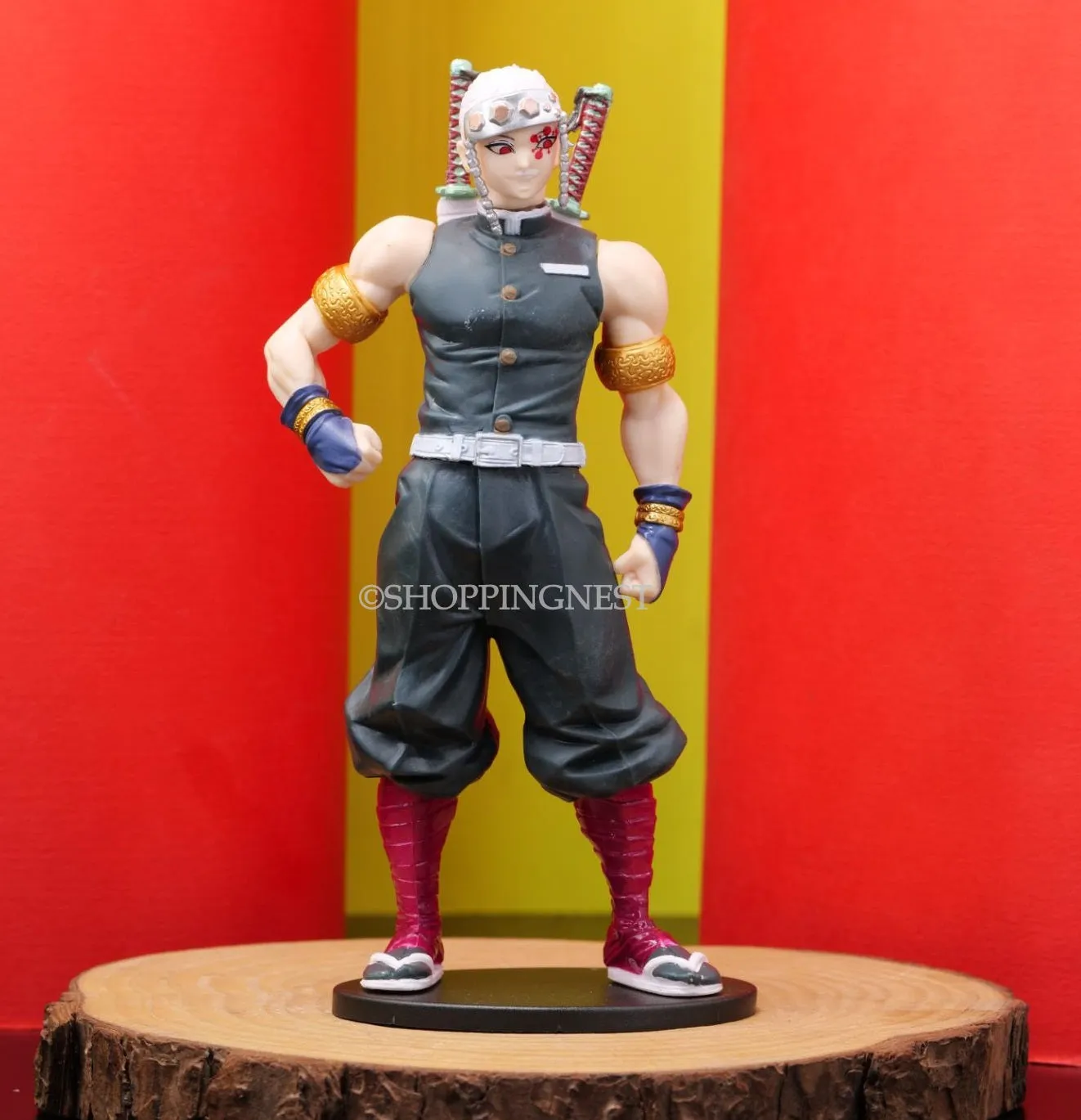 Fantasy Decor Sports Player Demon Slayer Tengen Sound Hashira Action Figure PVC Model Anime Figurine (16 Cms)