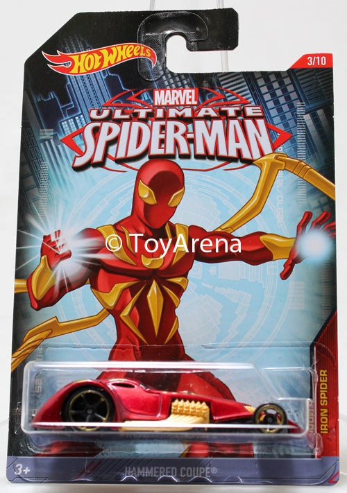 Hot Wheels Marvel Ultimate Spider-Man 2015 Hammered Coupe 1/64 Rare Die-Cast Fantasy Creature
