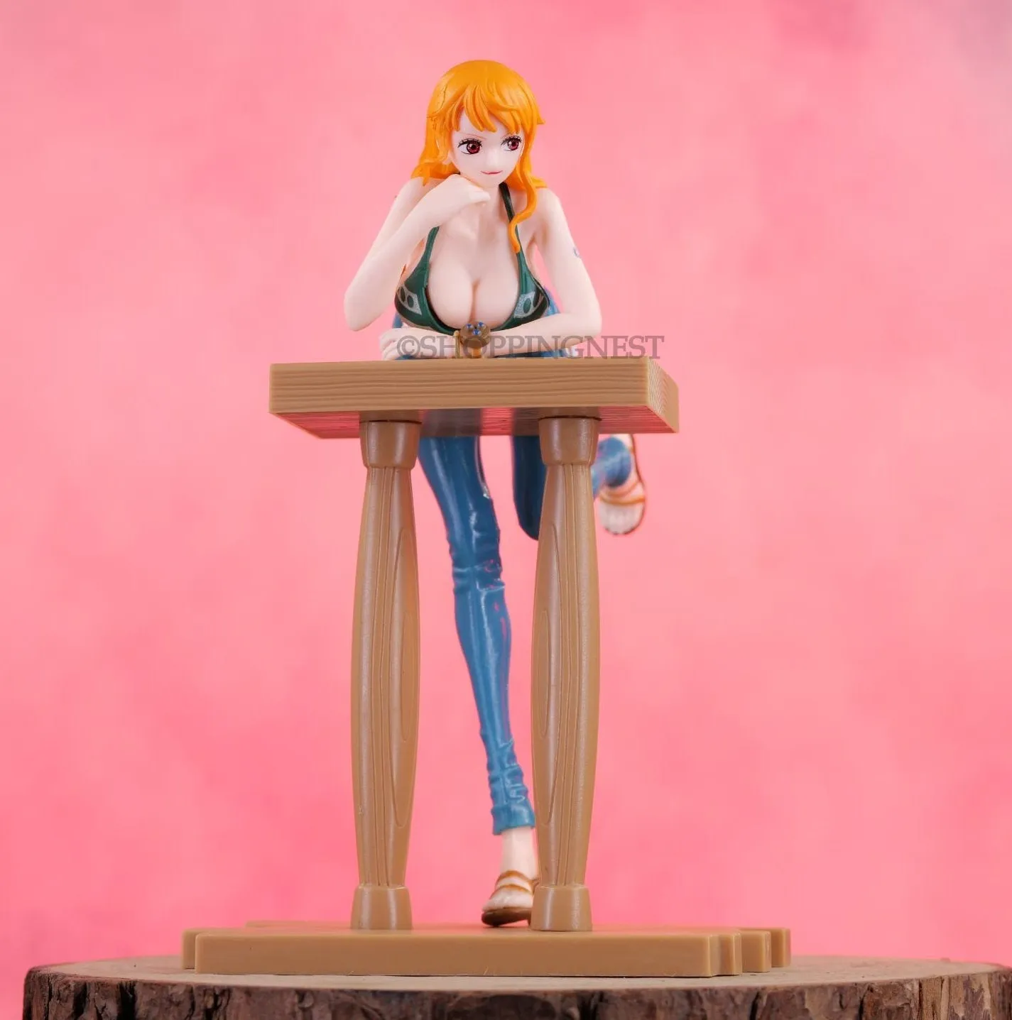 Pixar Character Exhibition Piece One Piece Nami  Action Figure Over Count Pirate Anime Figure |  16 Cms |