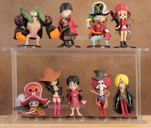 One Piece Set of 9 Action Figures Multicolour PVC Detailed Anime Figures | 9-10 CMS | YouTube Background