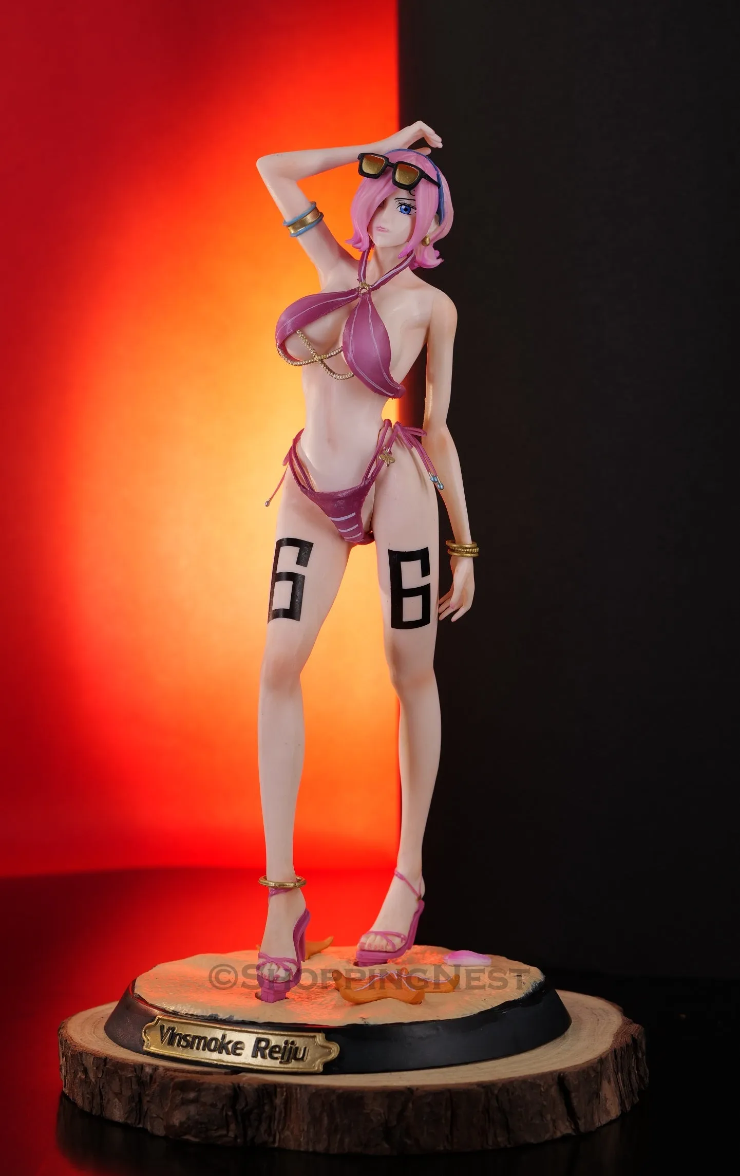 multicultural Mecha Robot One Piece Vinsmoke Reiju Action Figure Castoff Pirate Girl PVC Anime Figure | 30 CMS |