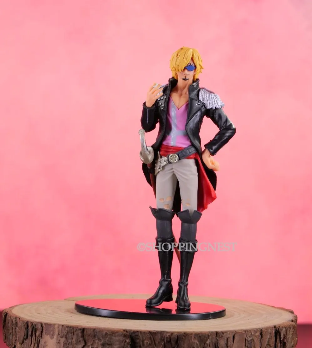 Chibi Unit One Piece | Vinsmoke Sanji The Grandline Men Vol 4 Anime Action Figure | 17 Cm |