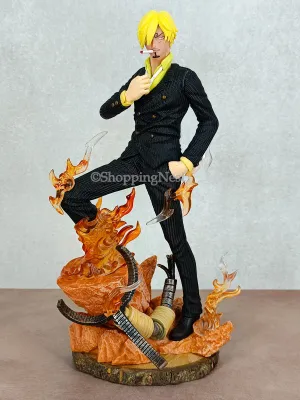 One Pieced Anime Figure Gk Lx Sanji Standing Poseture Statue AAction Figure Streaming Decor