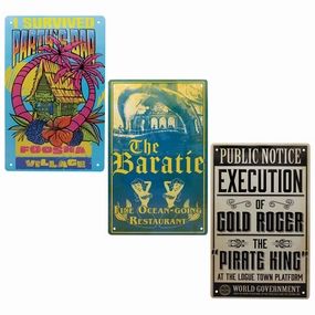 Enduring Classic Special Color ONE PIECE NETFLIX - Set of 3 Tin Signs