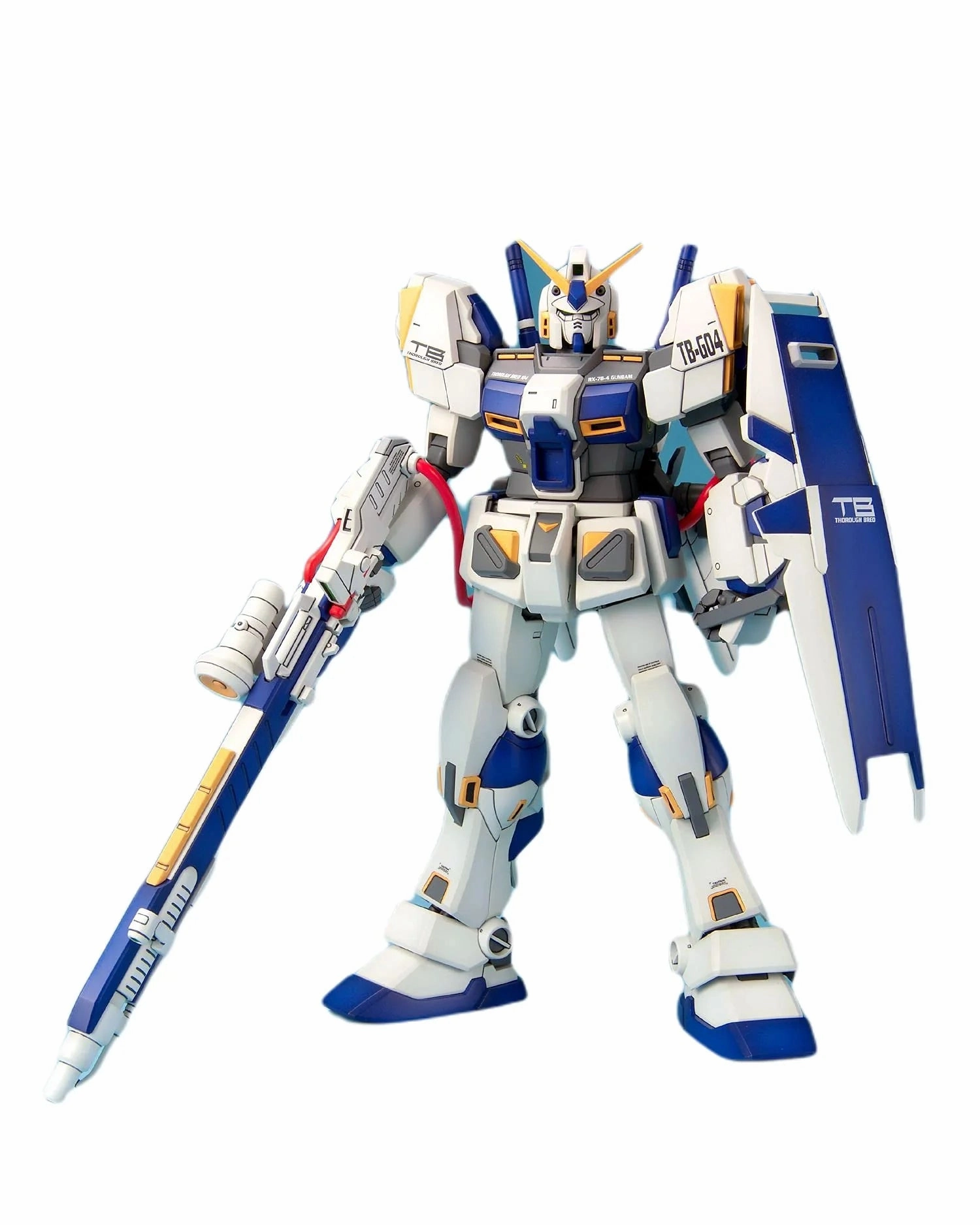 Rubber Toy Gundam 1/100 MG MSV RX-78-4 Gundam Unit 4 G04 Model Kit