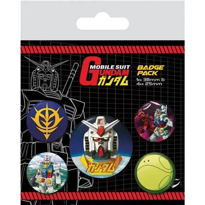 Static Pose GUNDAM - Intergalactic - Pack 5 Badges