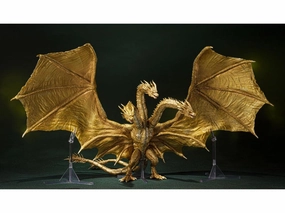 S.H. Monsterarts Godzilla: King of the Monsters Ghidorah (Special Color Version) Action Figure Unisex Design