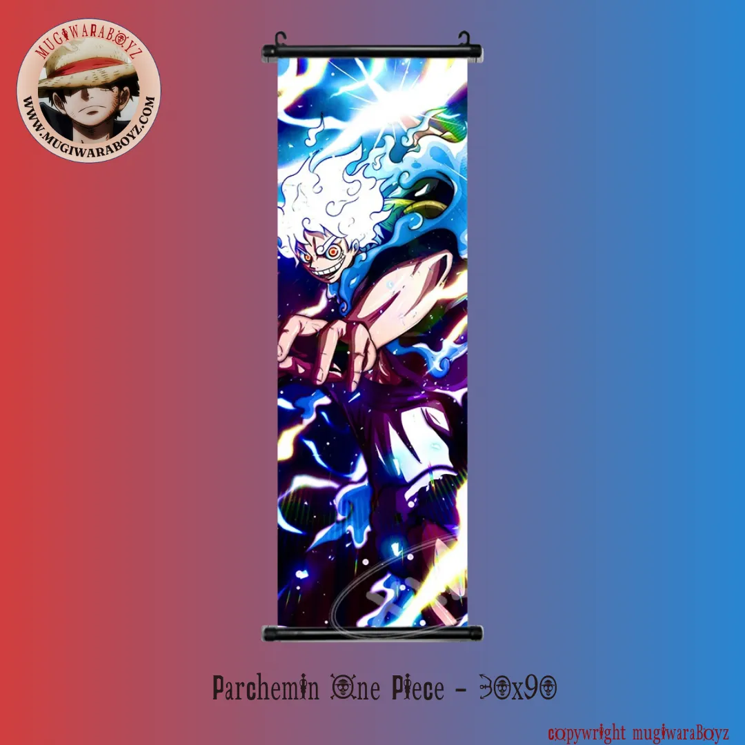 Fairy tale Parchemin One Piece - Luffy "Gear 5 : Foudre"