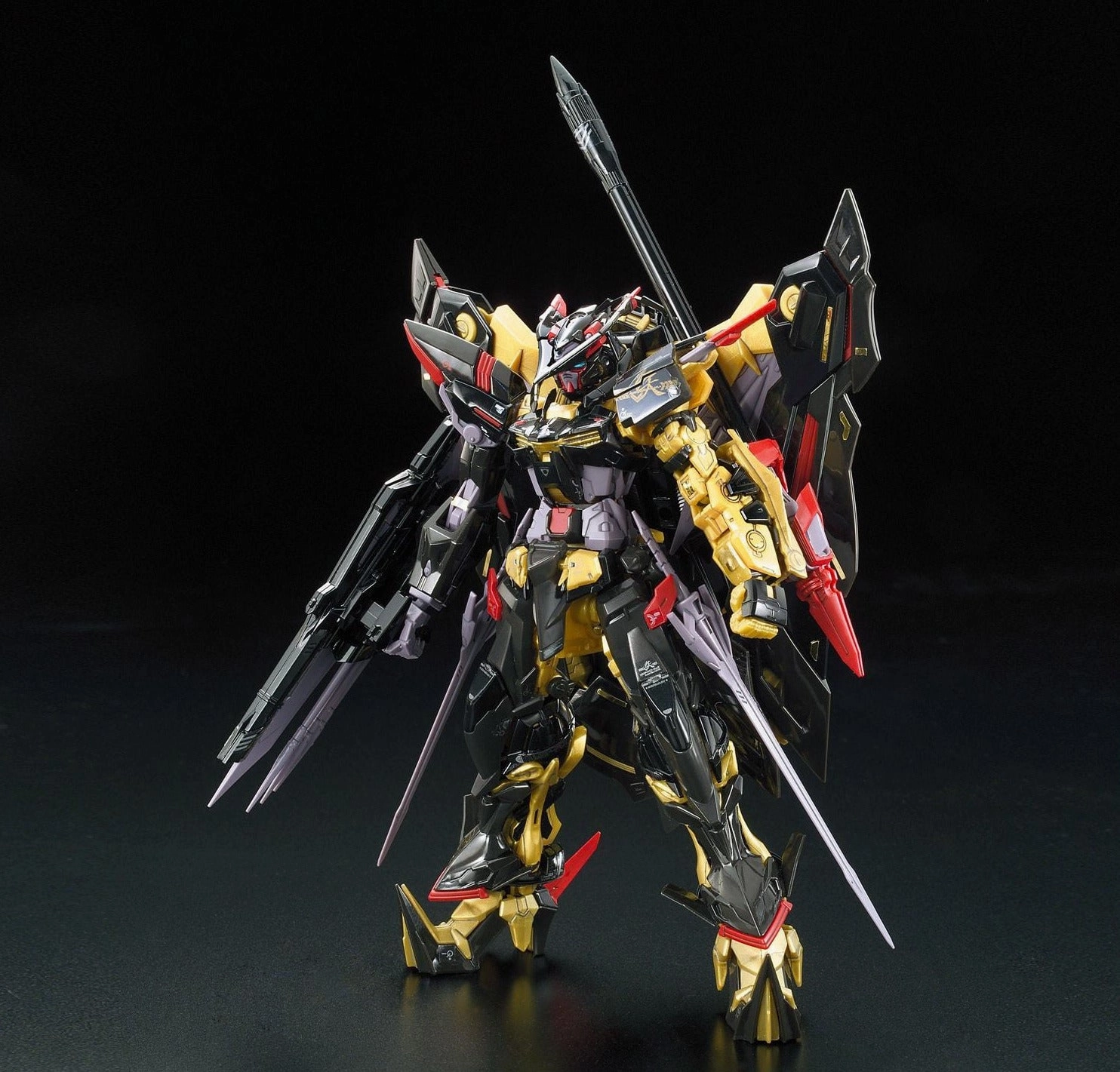 Archival Quality Gundam 1/144 RG #24 Seed Astray MBF-P01-Re2AMATU Gundam Astray Gold Frame Amatsu Mina Model Kit
