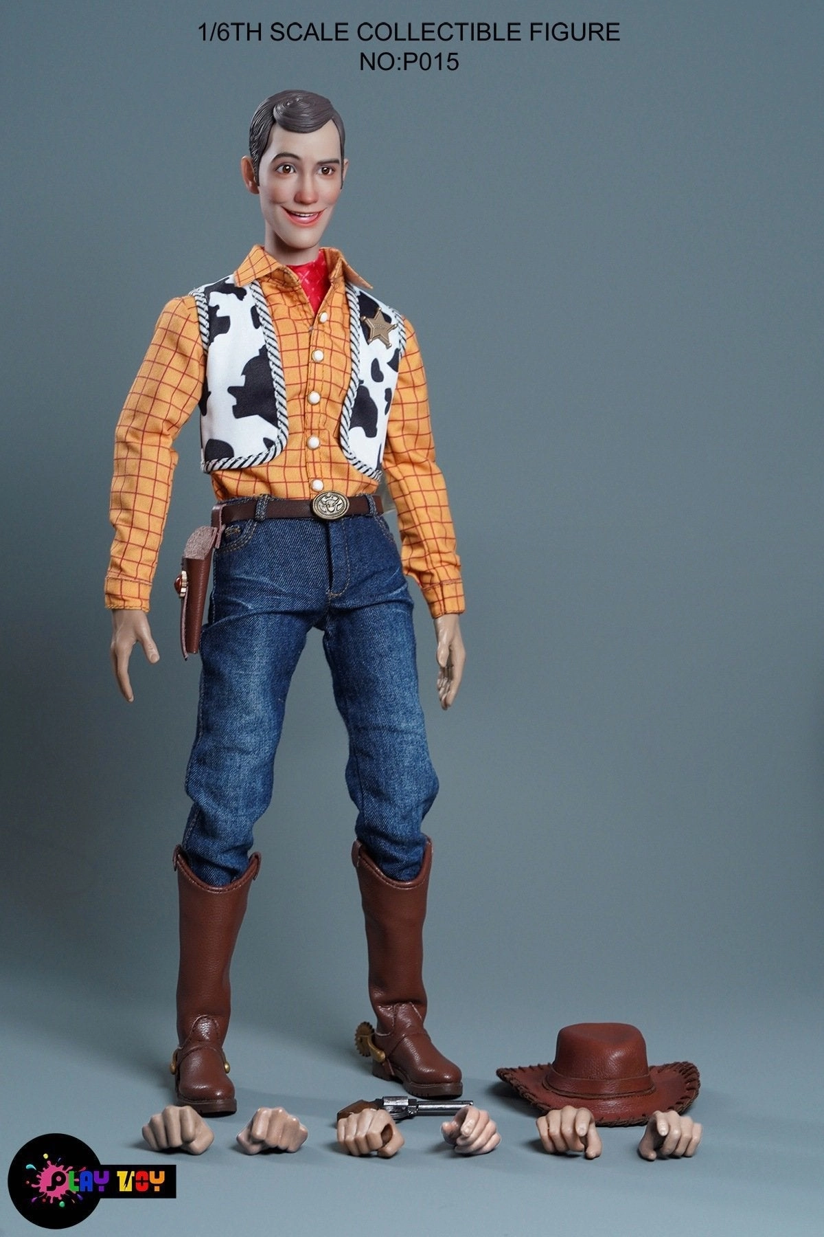 Action Model Tourist Memorabilia Play Toys 1/6 Happy Cowboy Sixth Scale Figure P015