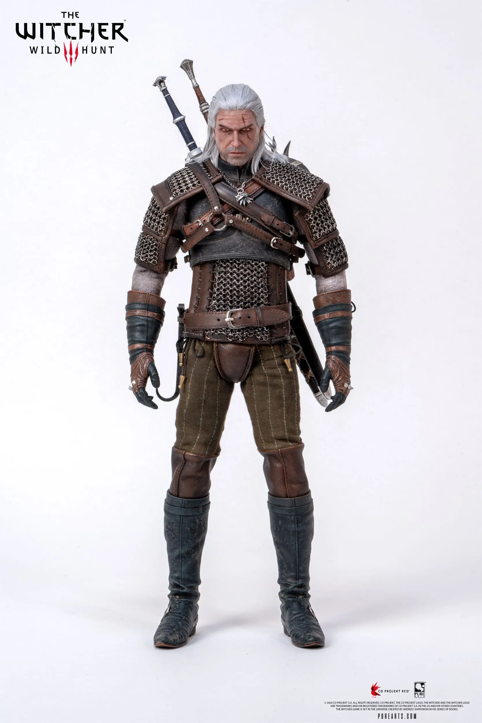 Earth Science PUREARTS Geralt of Rivia - The Witcher 3: Wild Hunt - 1/6 Scale Collectible Figure